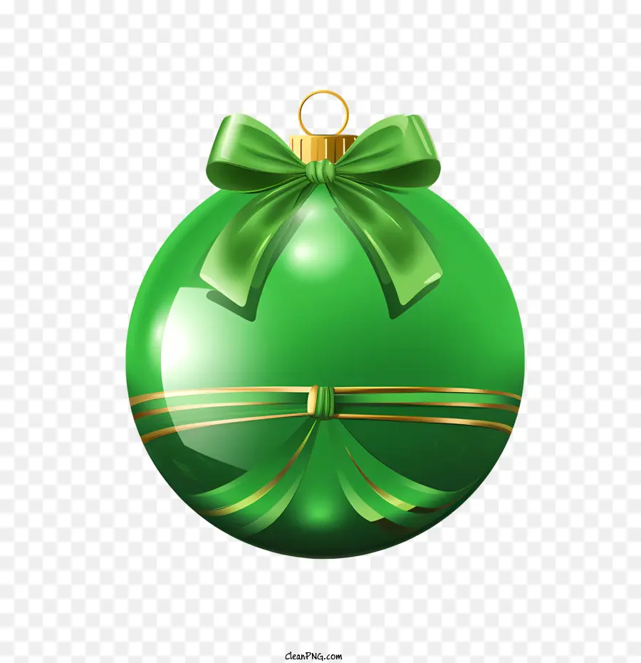 Bola De Navidad，Adorno Verde PNG