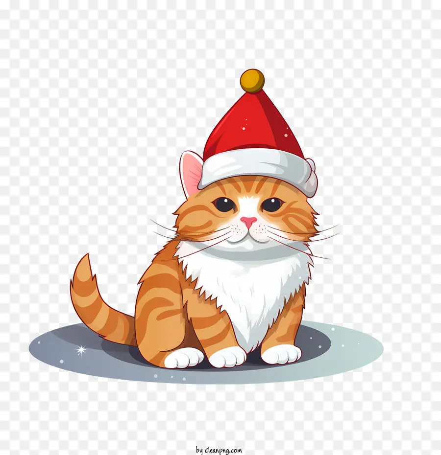 Gato De Navidad，Gato PNG