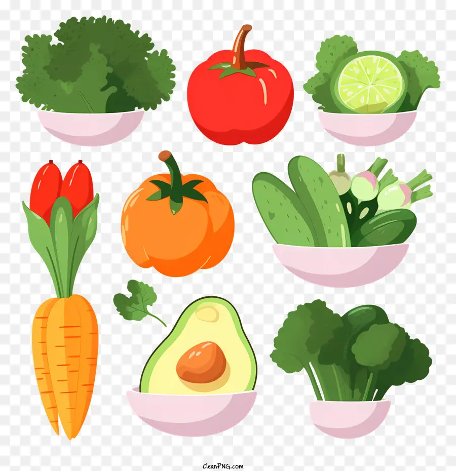 Frutas Y Verduras，Alimentos Saludables PNG