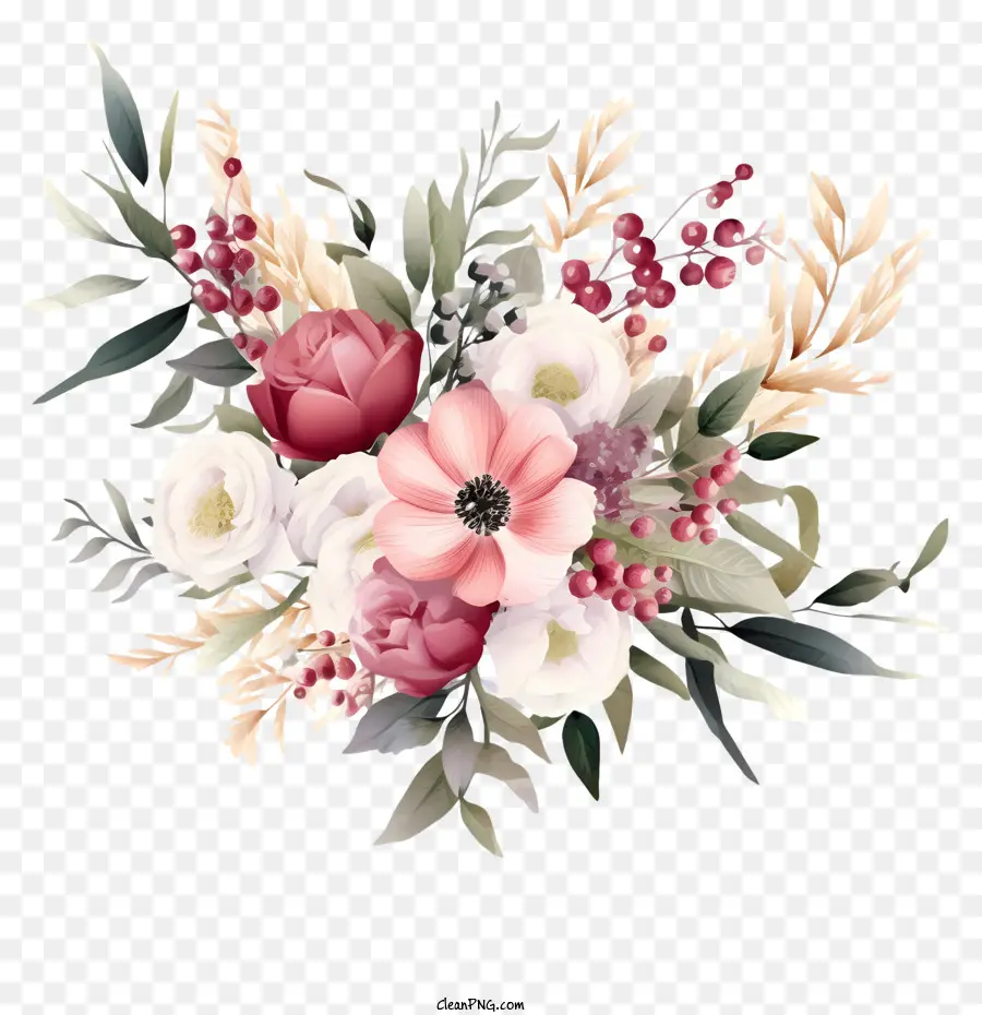 Las Flores De La Boda，Ramo PNG