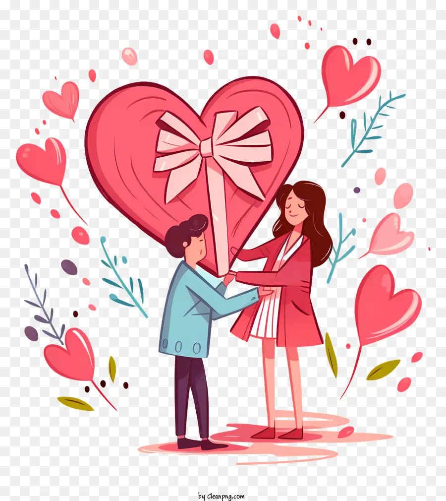 El Día De San Valentín，Regalo Romántico PNG