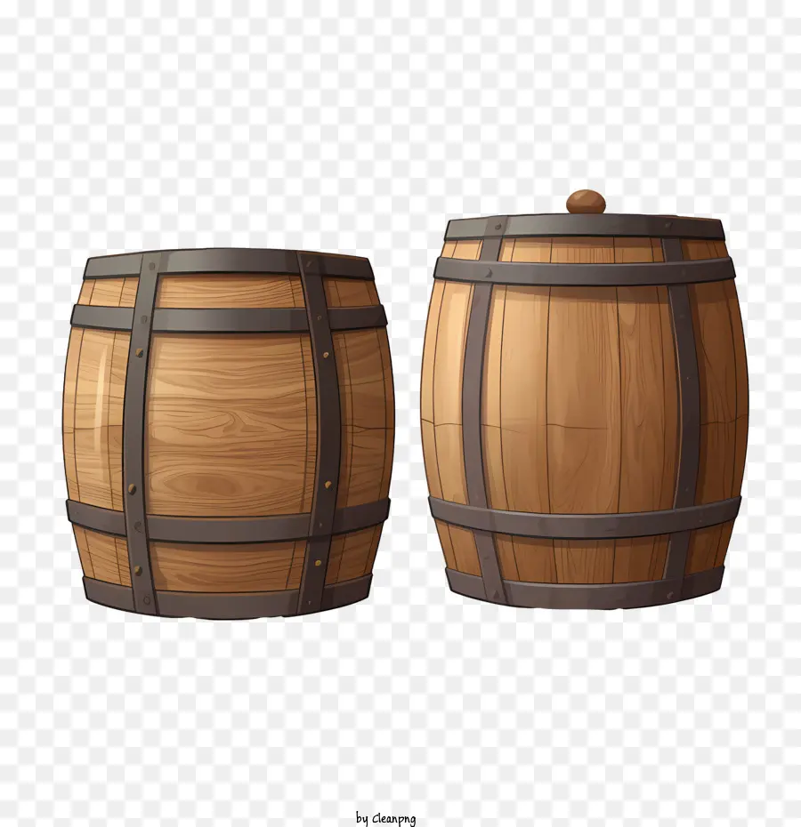 Barril De Cerveza，Barriles De Madera PNG