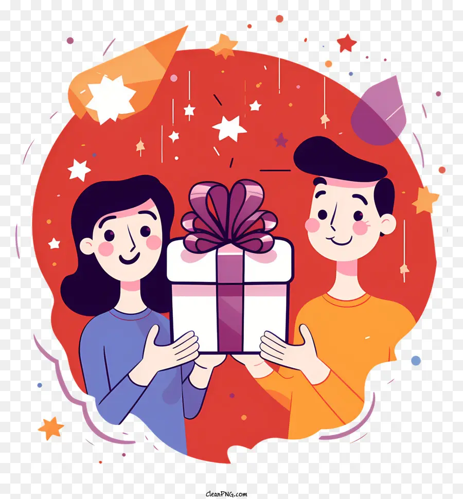 Giftbox，Pareja PNG