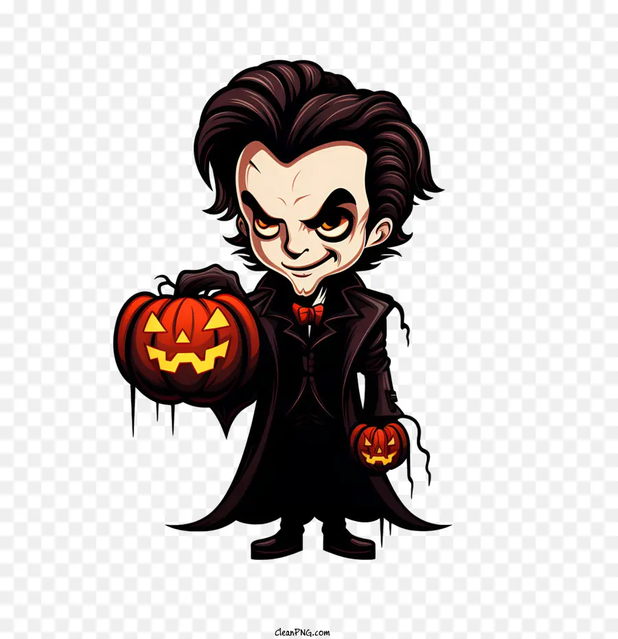 Vampiro Y Calabaza，Vampiro PNG