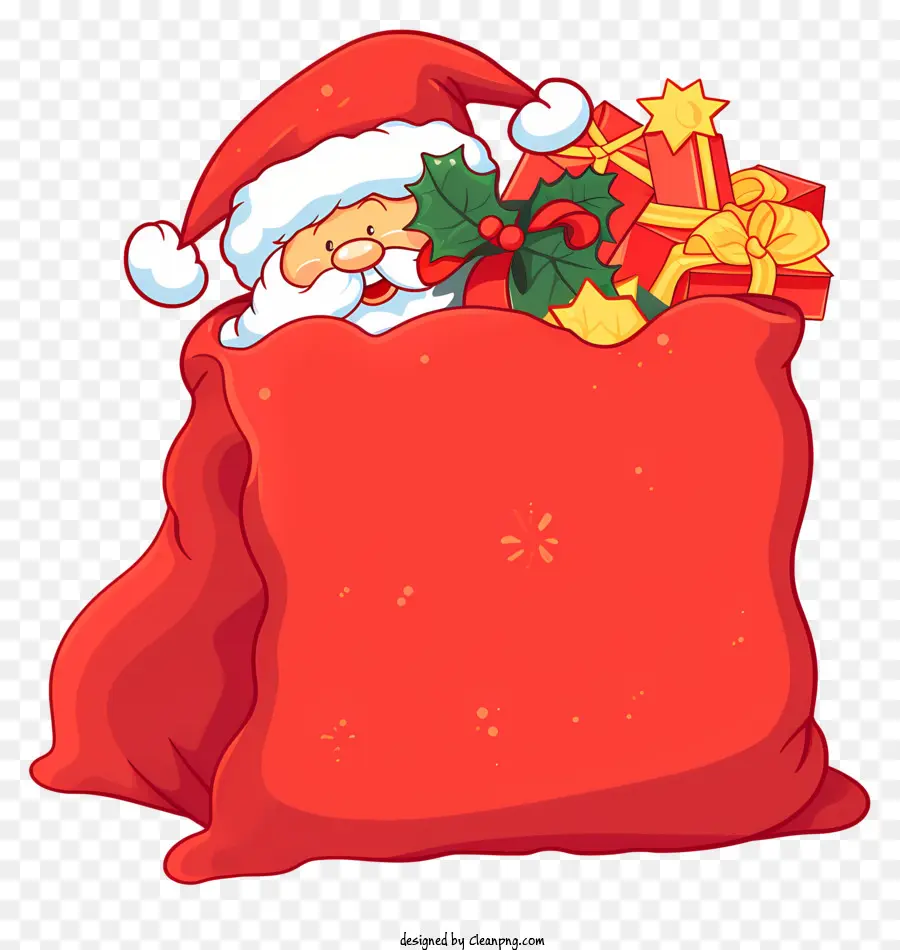 Santa Claus，Rojo PNG