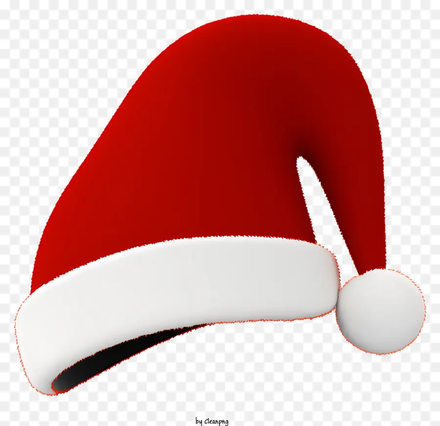 Santa Claus Hat，Rojo Y Sombrero Blanco PNG