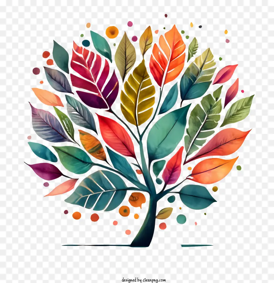 Hoja De árbol De Otoño，Árbol PNG