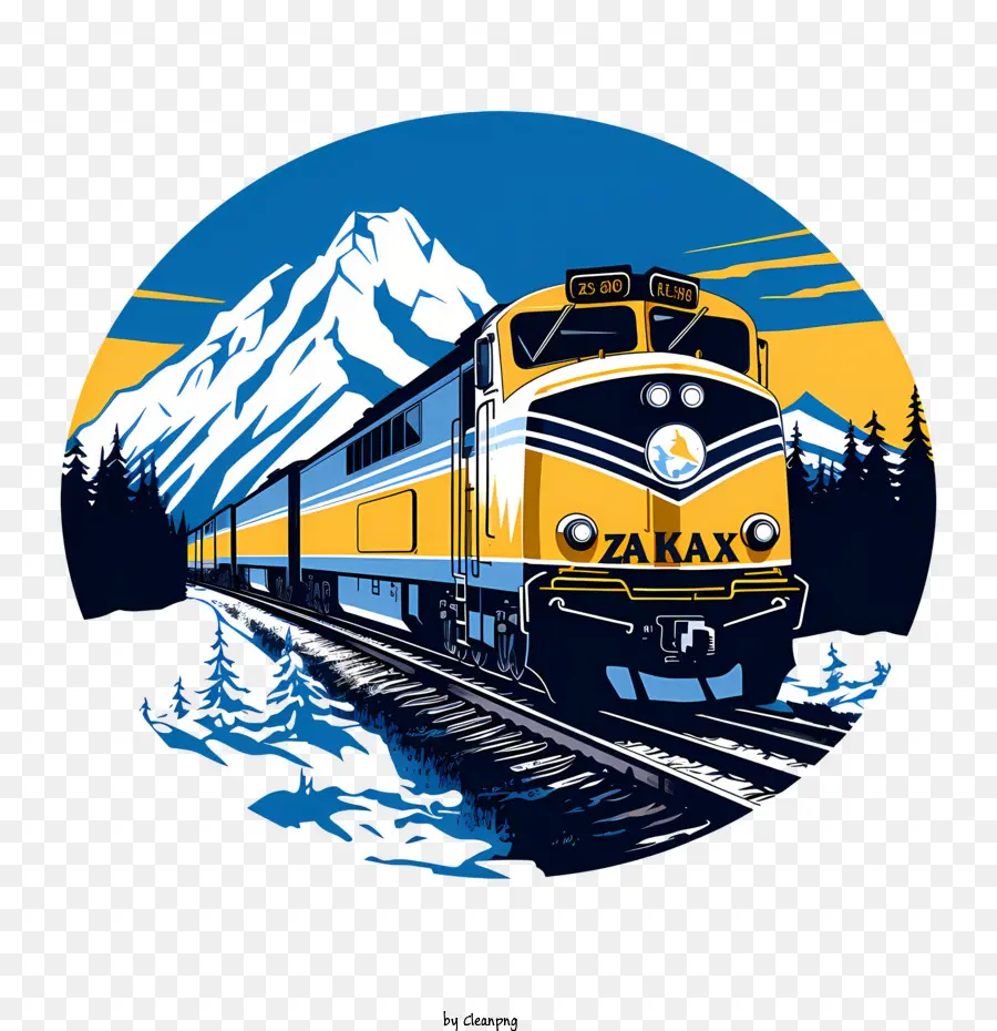 Día De Alaska，Tren PNG