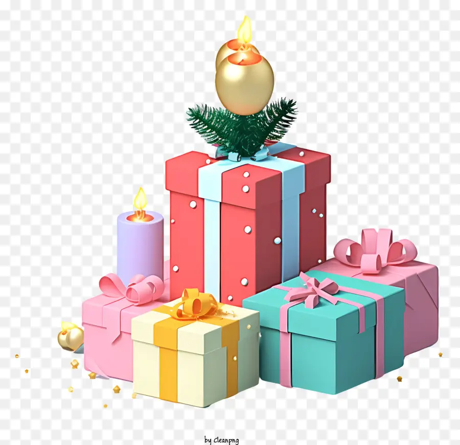 Cajas De Regalo，Regalos PNG