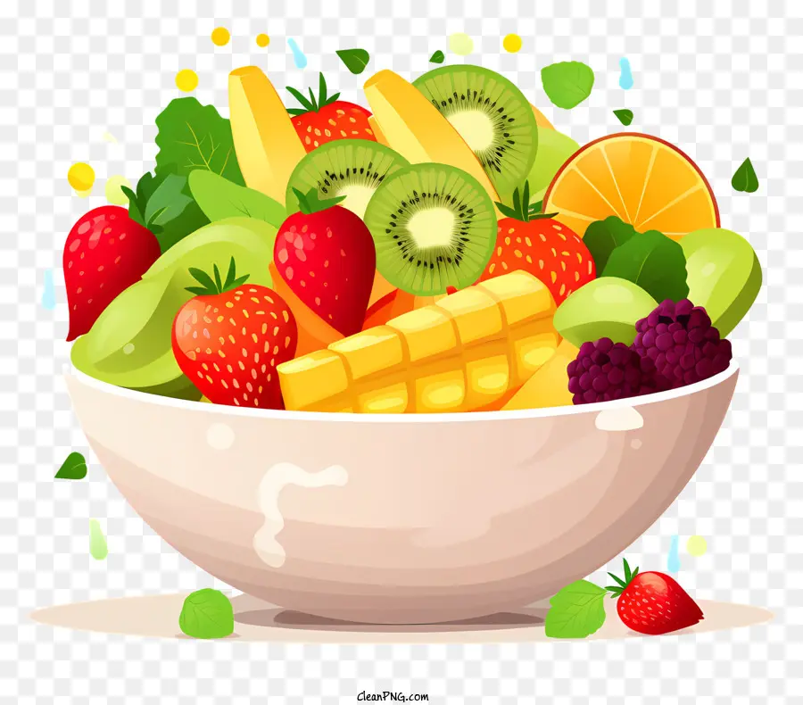 Frutas Frescas，Ensalada De Fruta PNG