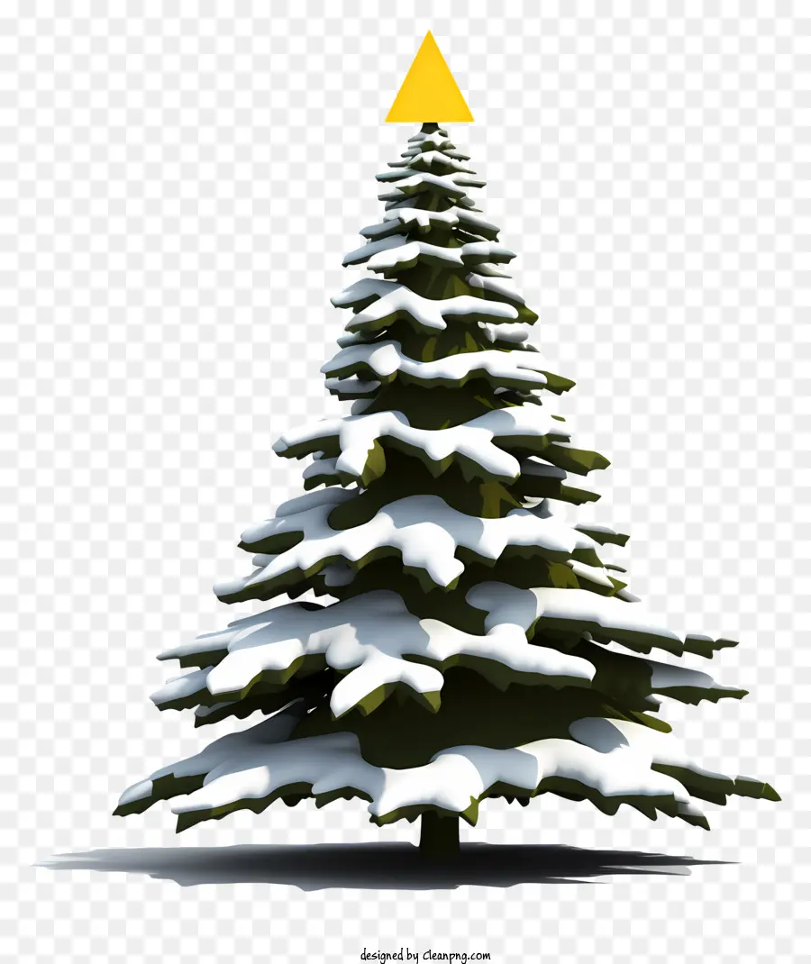 árbol De Navidad，Nieve Cubierta PNG