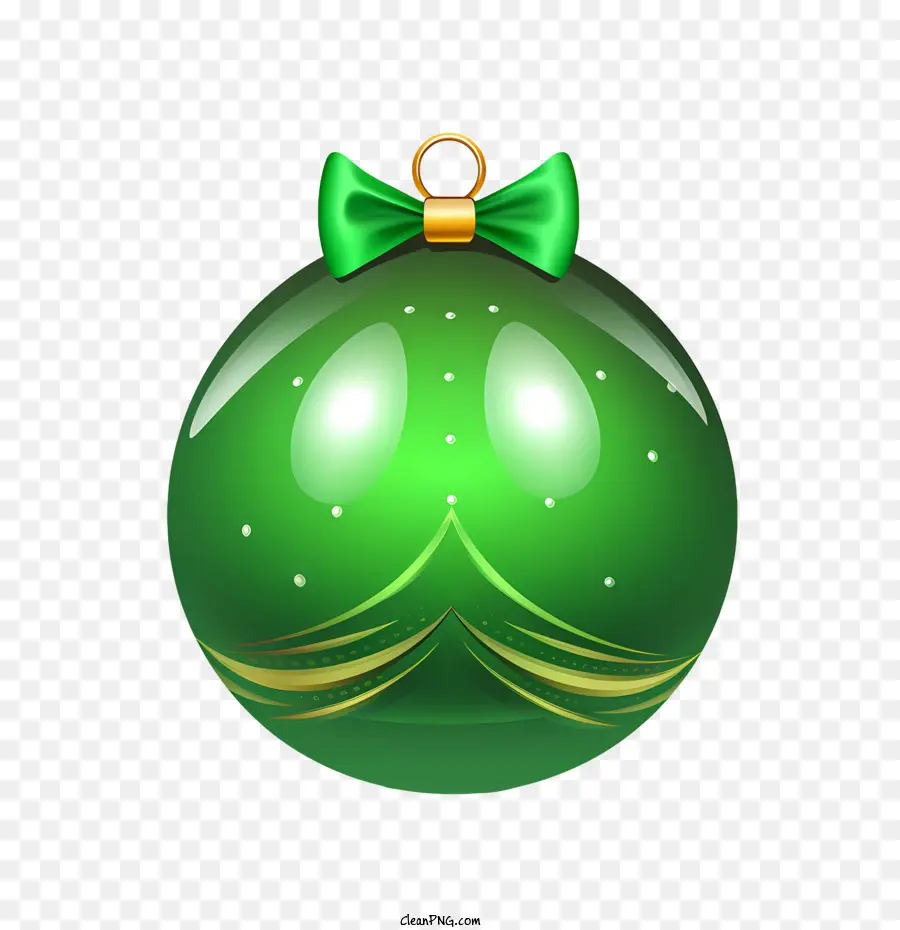 Bola De Navidad，Adorno Verde PNG