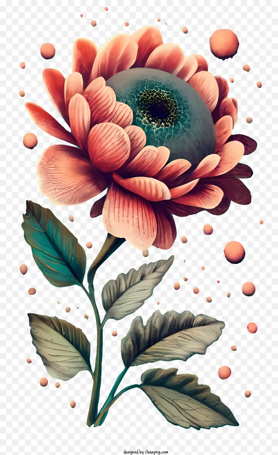 Rosa Vintage，Flor PNG