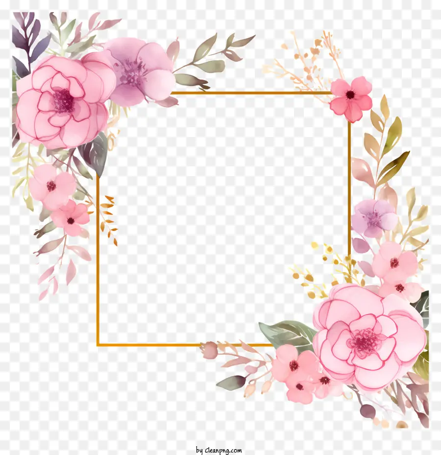 Arreglo Floral，Flores De Color Rosa PNG