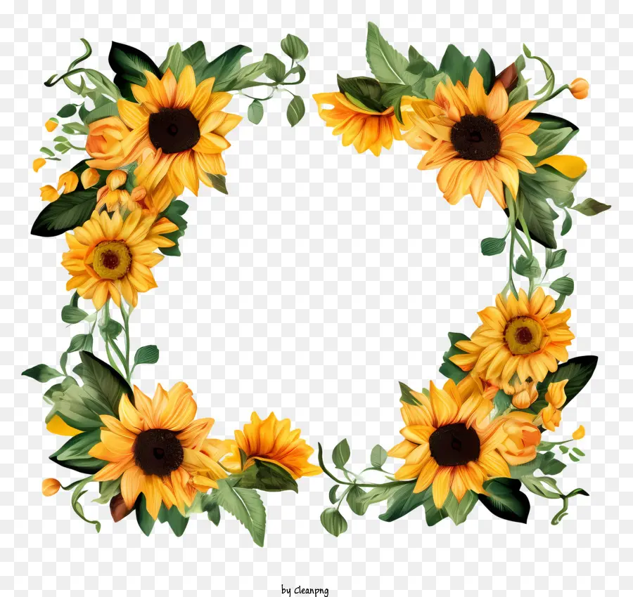 Floral Corona，Los Girasoles PNG