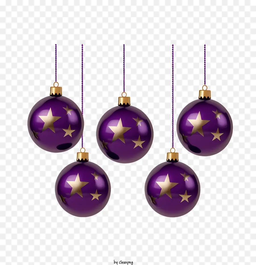 Bola De Navidad，Morado PNG