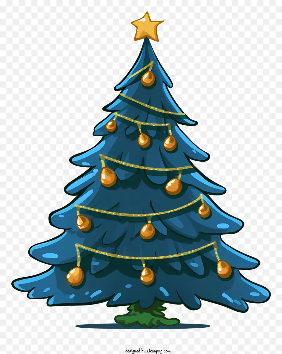 Árbol De Navidad De Dibujos Animados，Árbol De Navidad PNG