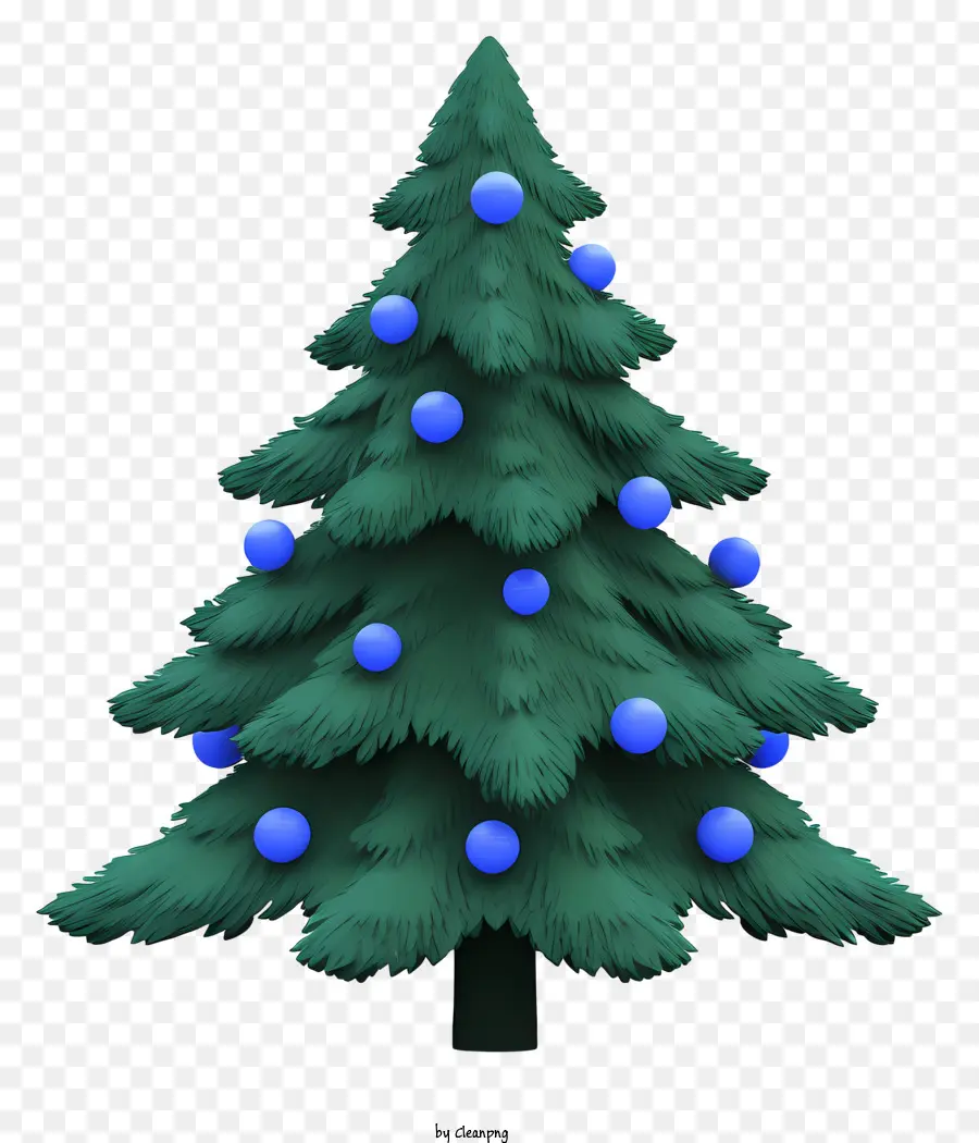 Verde árbol De Navidad，Azul Adornos PNG