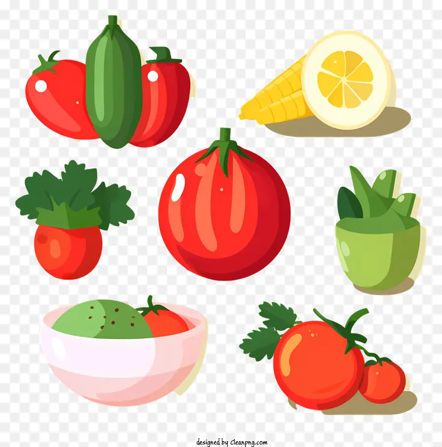 La Recolección De Frutas，Los Tomates PNG