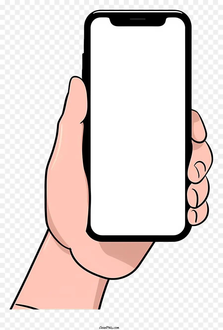 Iphone，Pantalla En Blanco PNG