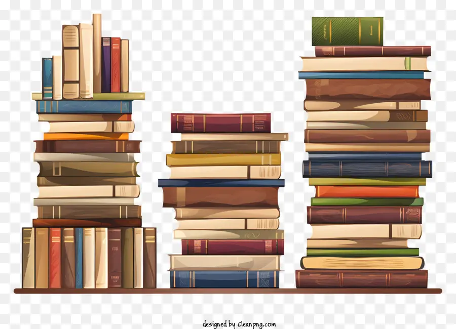 Pila De Libros，Libros PNG