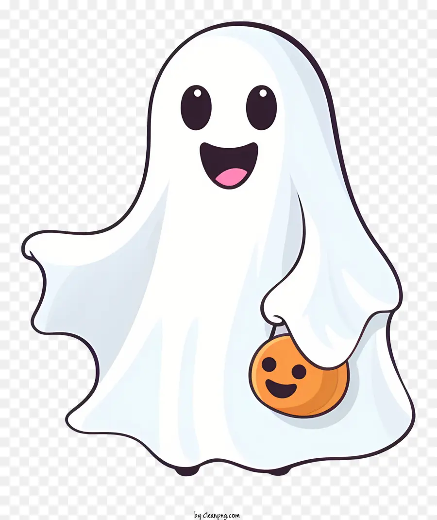 Fantasma De Dibujos Animados，Lindo Fantasma PNG