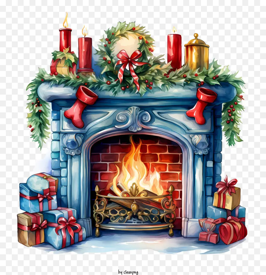 La Navidad Chimenea，Chimenea PNG