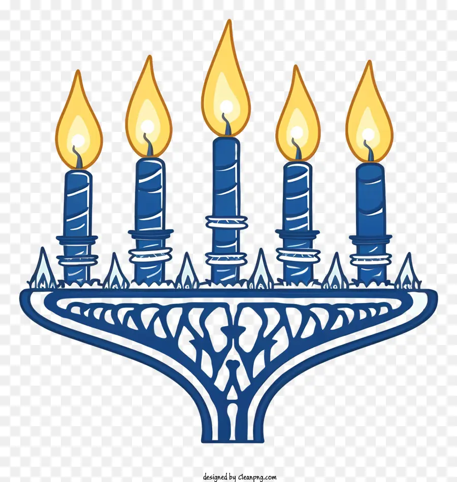 Menorah，Fe Judía PNG