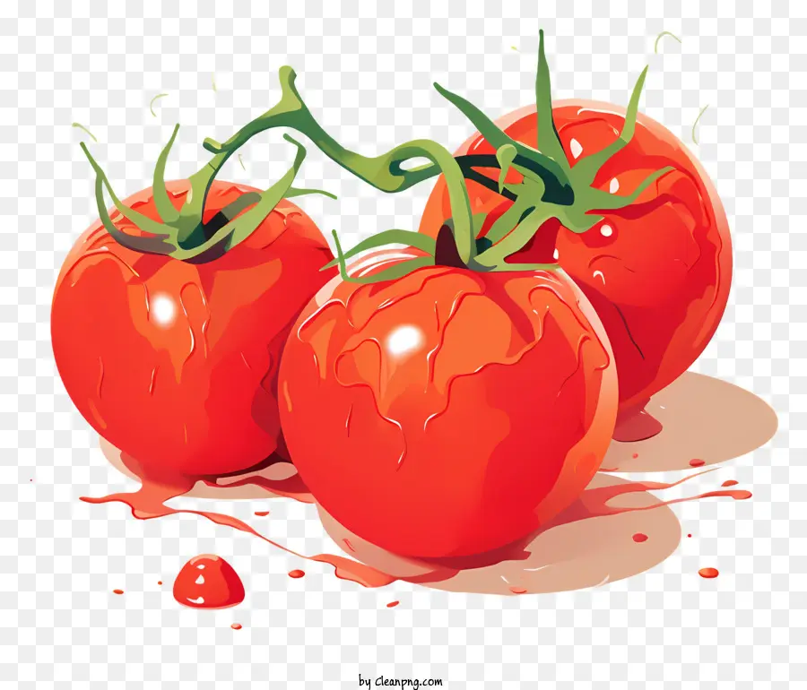 Tomates Maduros，Tomates De Color Rojo Brillante PNG