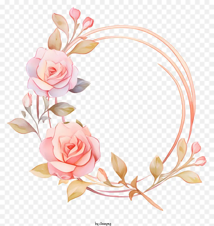 Rosas De Color Rosa，Arreglo Floral PNG