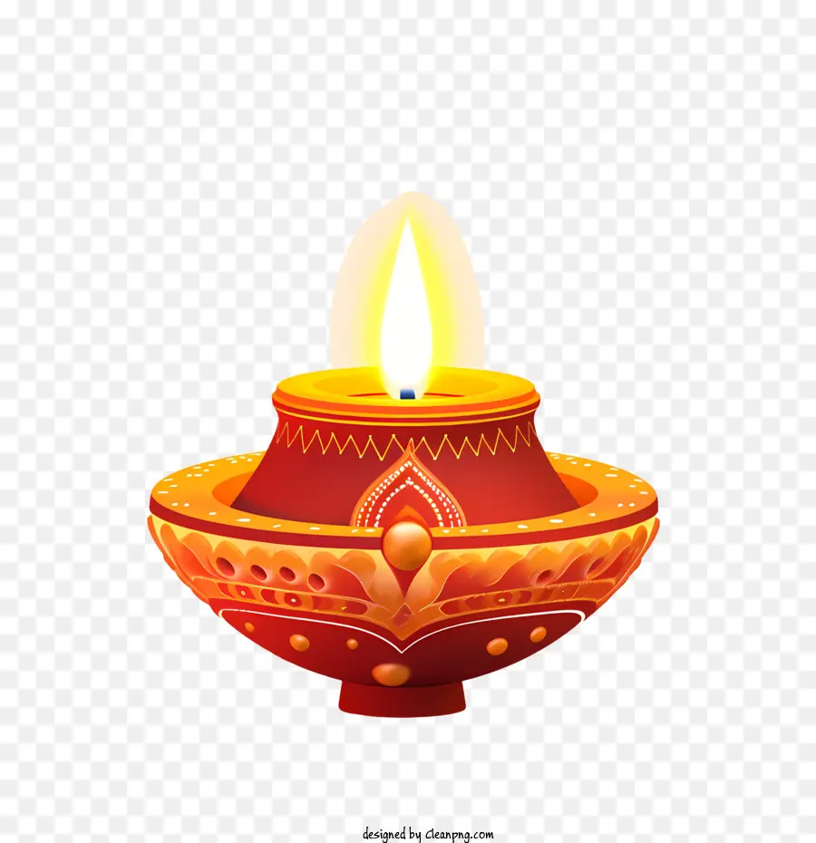 Lámpara De Diwali，Diya Decorativa PNG