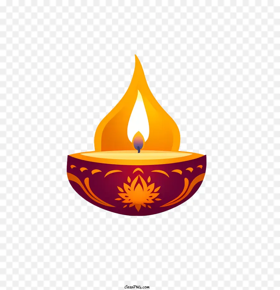 Lámpara De Diwali，Lámpara Diya PNG