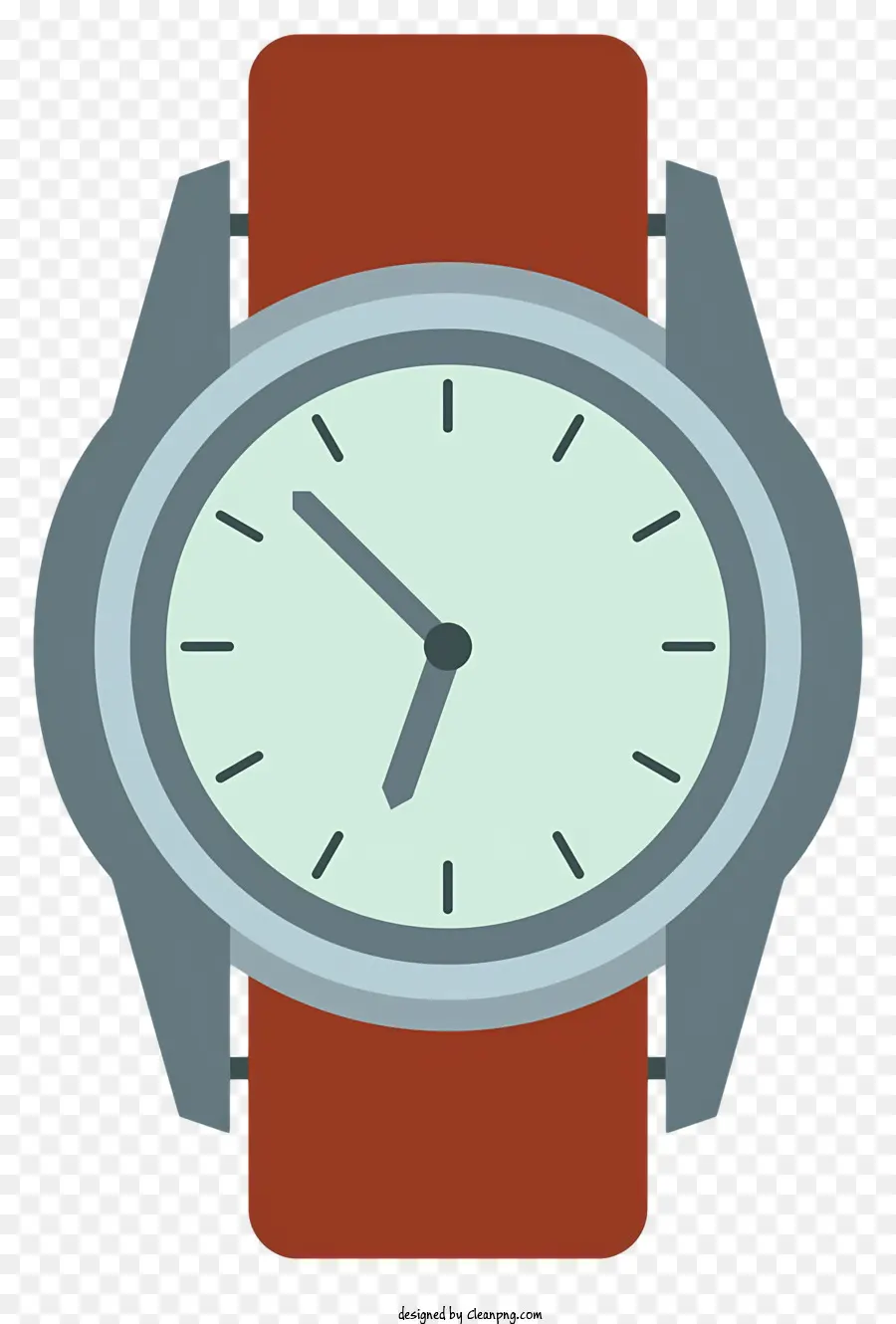 Reloj De Pulsera，La Cara Blanca PNG