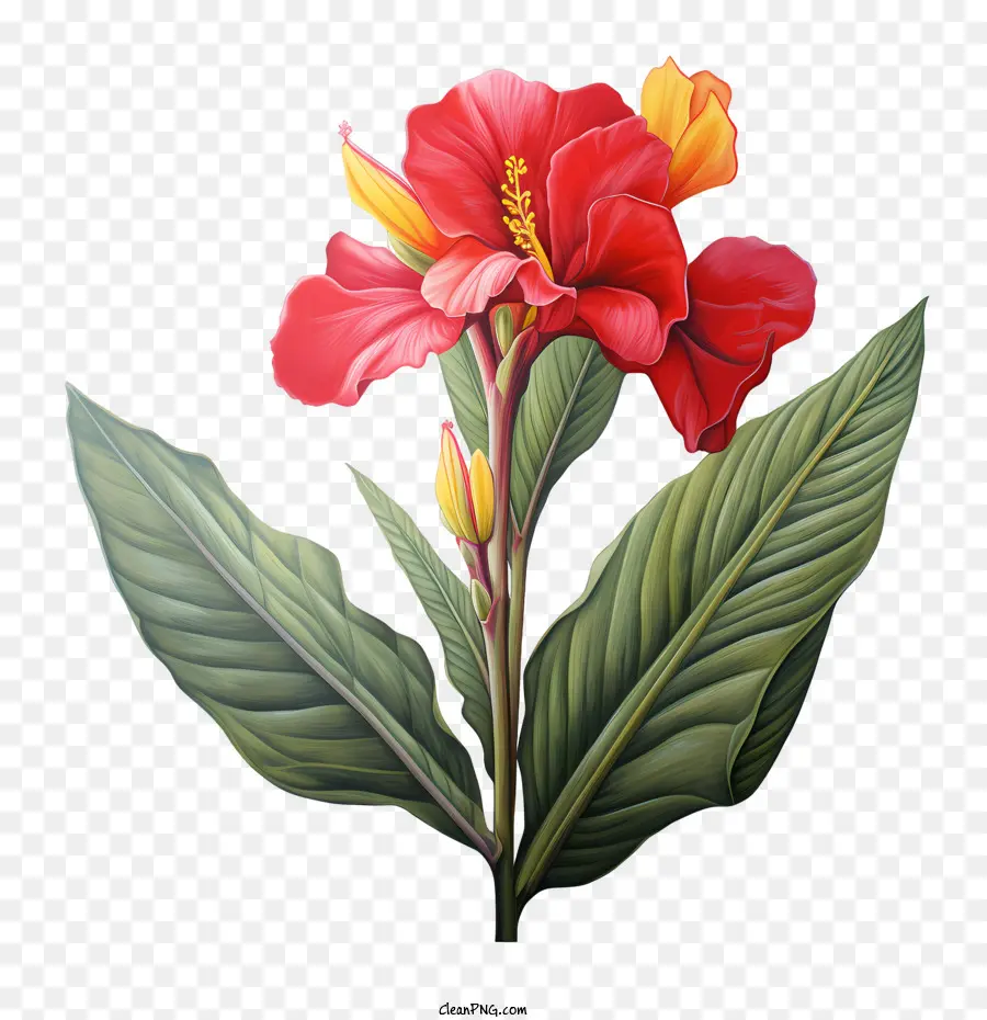 La Barra Indica，Flor Roja PNG