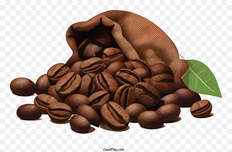 Granos De Café，Bolsa PNG