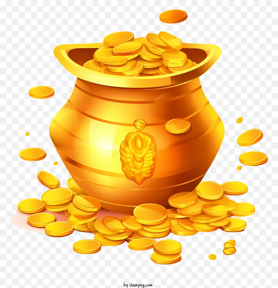 Las Monedas De Oro，Bote PNG