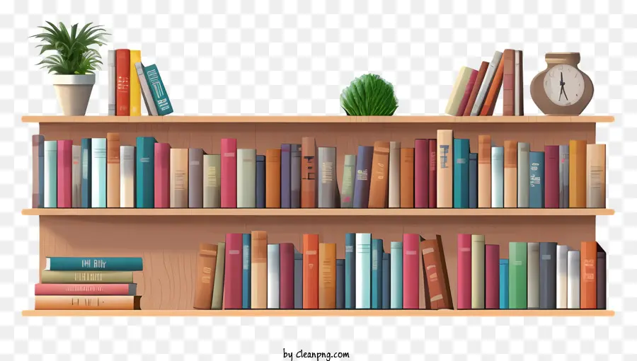 Bookshelf，Libros PNG