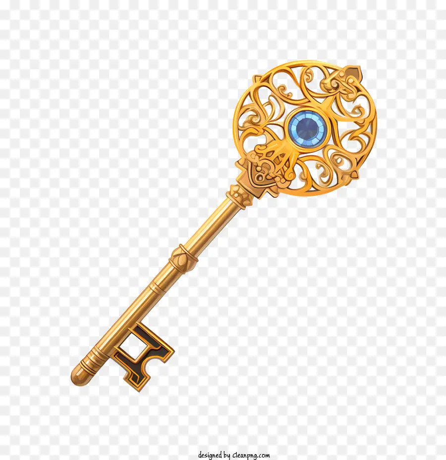 Golden Key，Clave PNG