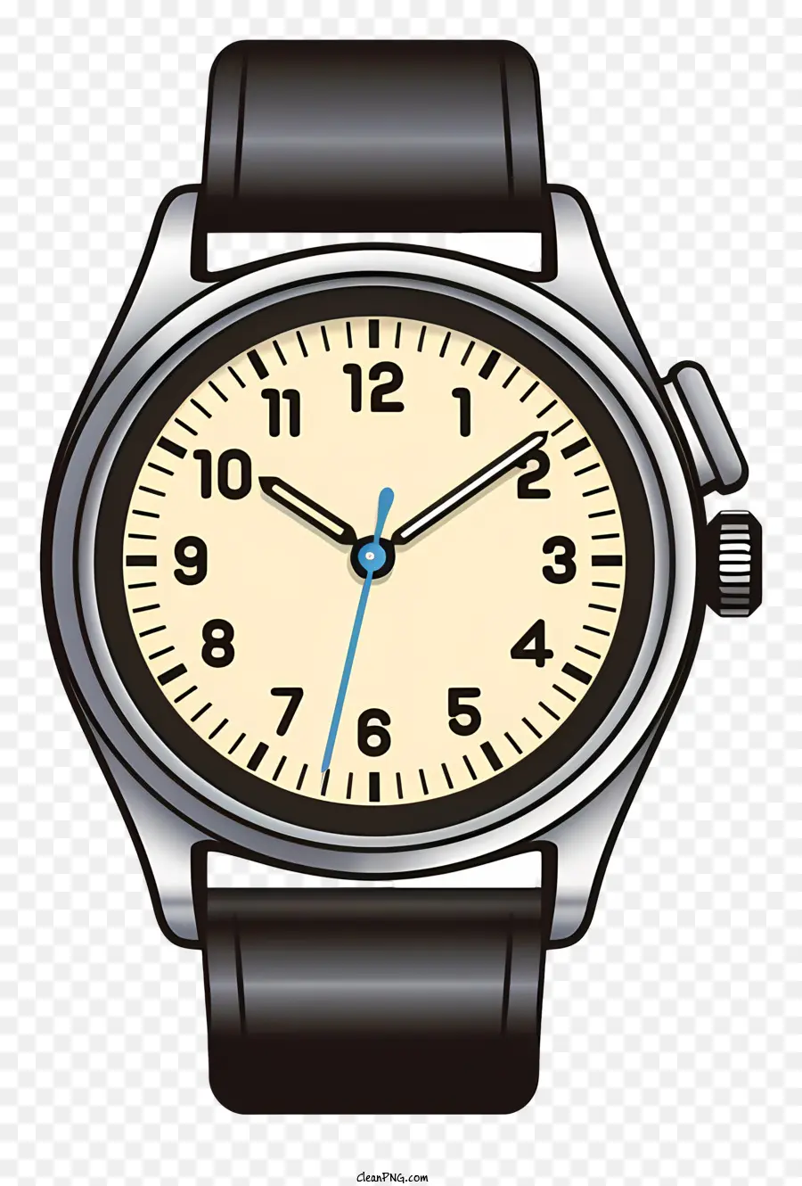 Reloj，Black Background PNG