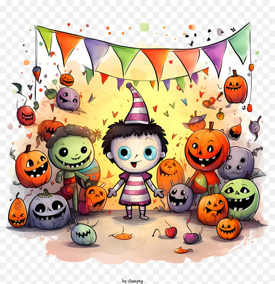 Fiesta De Halloween，Halloween PNG