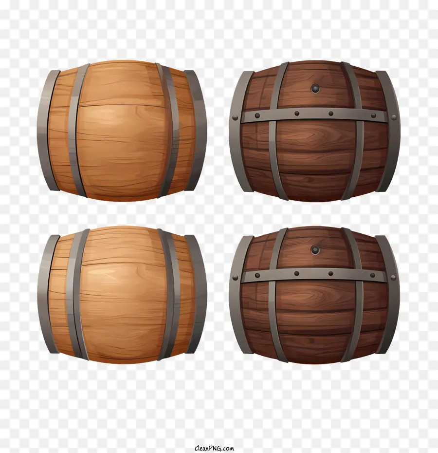 Beer Barrel，Barril De Madera PNG