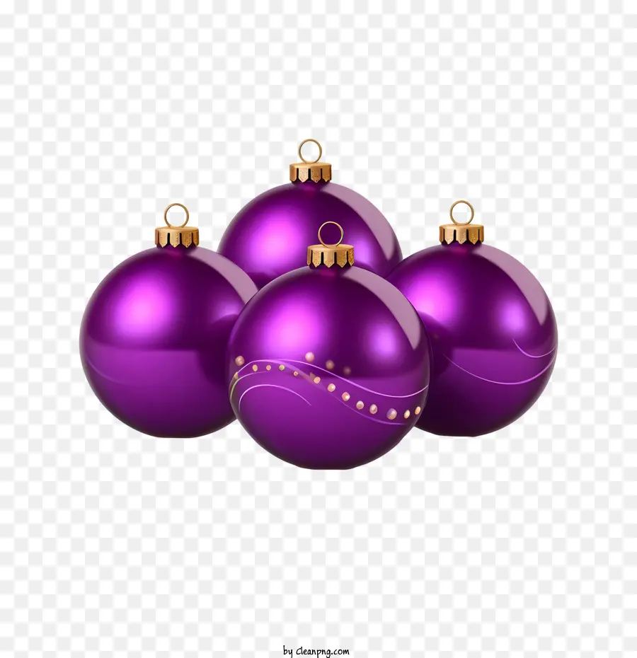 Bola De Navidad，Morado PNG