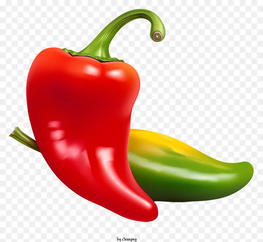 Pimientos Rojos，Chiles Rojos PNG