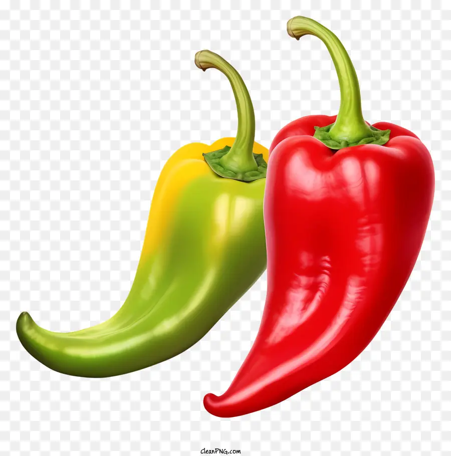 Bell Peppers，Pimientos De Campanas Verdes PNG