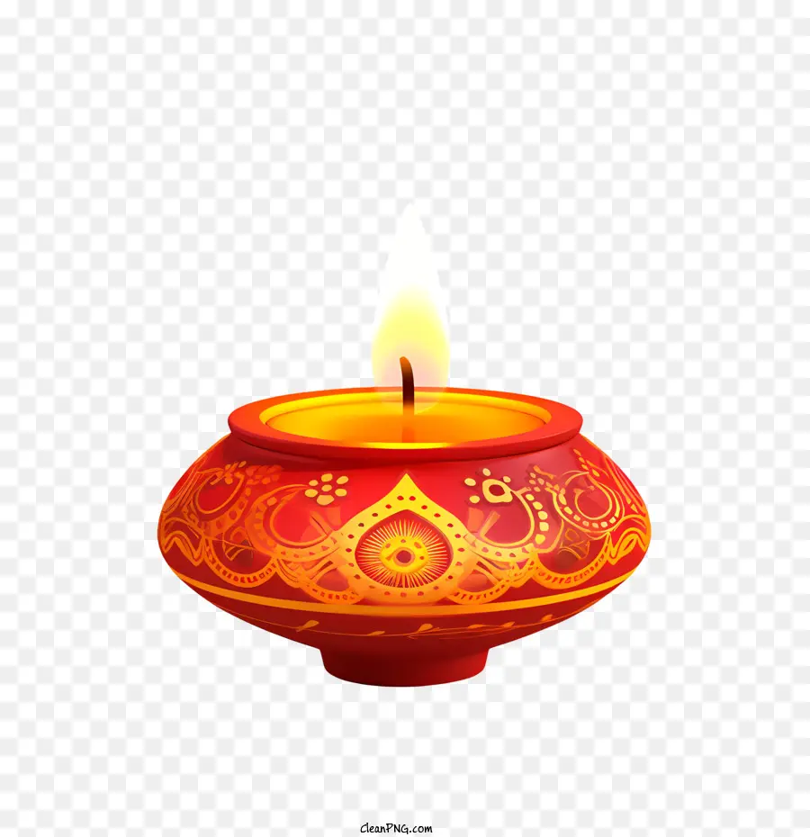 Lámpara De Diwali，Vela PNG