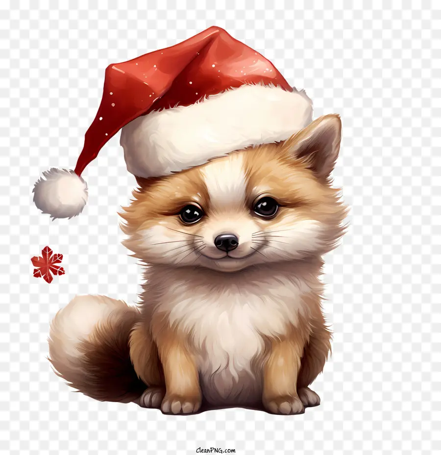 Zorro De Navidad，Lindo PNG