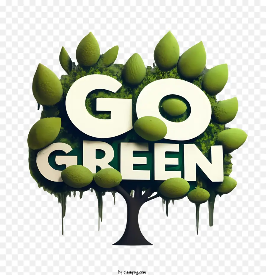 Go Green，Medio Ambiente PNG