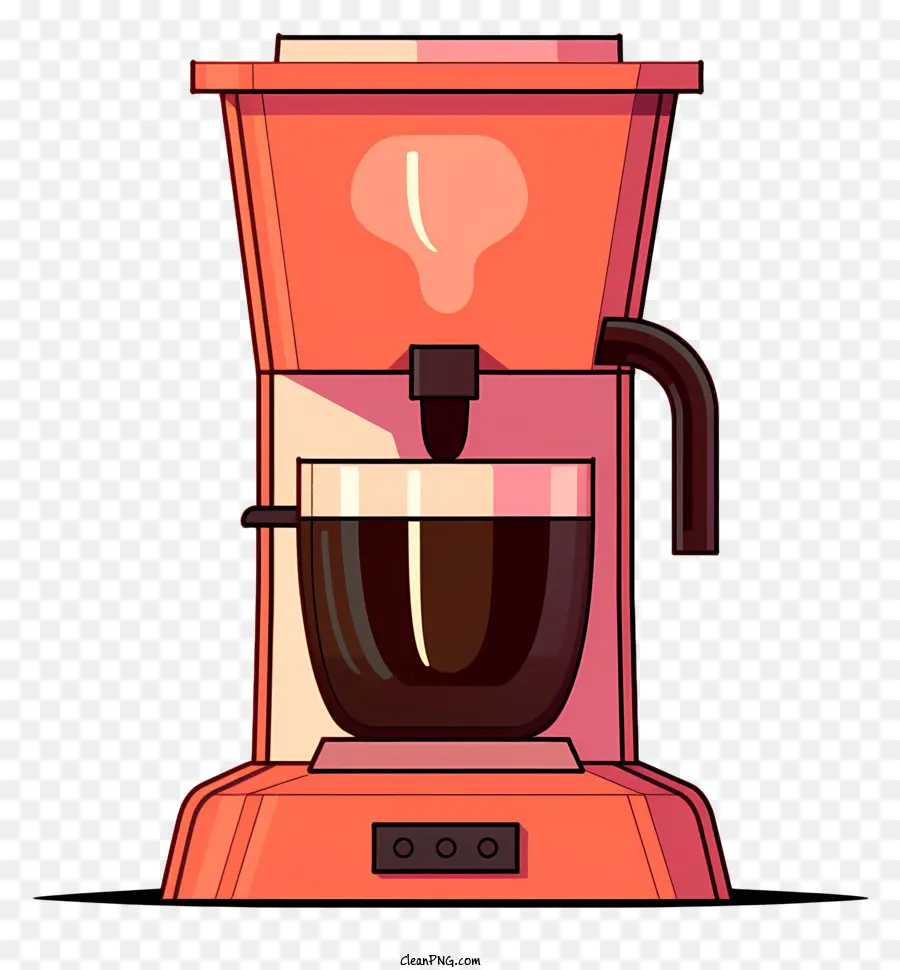 Coffee Maker，Cafetera Roja PNG