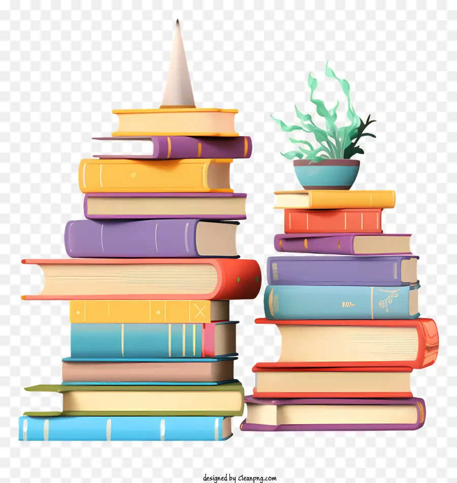 Libros，Apilados Libros PNG