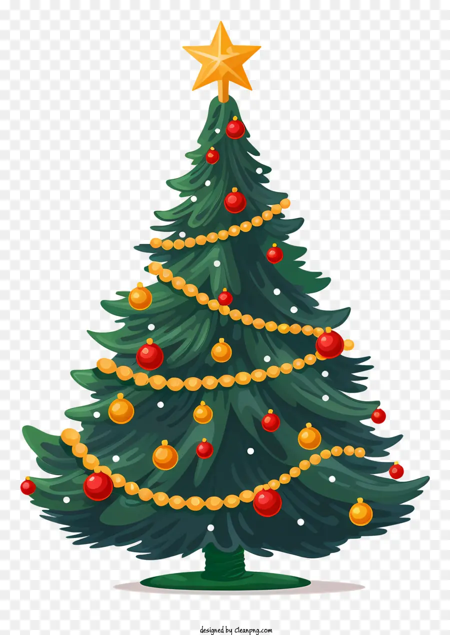 árbol De Navidad，Estrella PNG